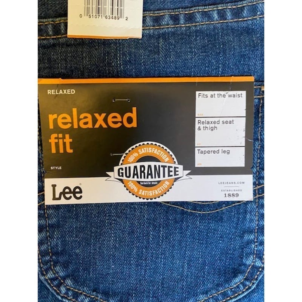 Lee Vintage Men's Jeans Relaxed Fit 100% Cotton NWTs Lot of 3 40 x 30 - Picture 4 of 5